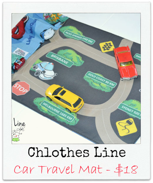 Chlothes-Line Handmade Car Travel Mat