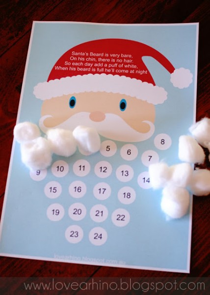 A twist to the Christmas Advent Calendar - Handmade KidsHandmade Kids