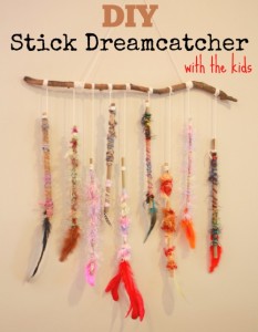 Kids Craft: make a Stick Dreamcatcher - Handmade KidsHandmade Kids